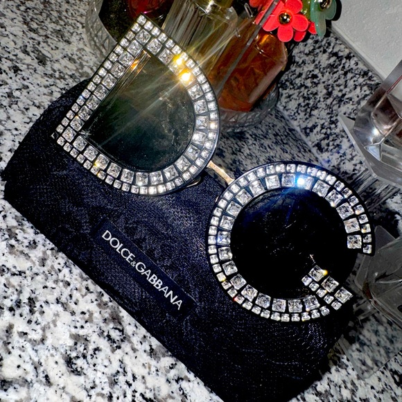 Dolce & Gabbana Rhinestone Sunglasses - Picture 6 of 9